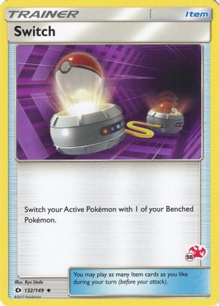 Switch (#58 Charizard Stamped) 132/149  Battle Academy