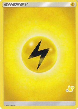 Lightning Energy (#21 Pikachu Stamped)  Battle Academy