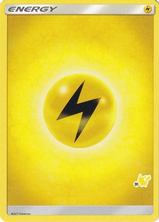Lightning Energy (#31 Pikachu Stamped)  Battle Academy
