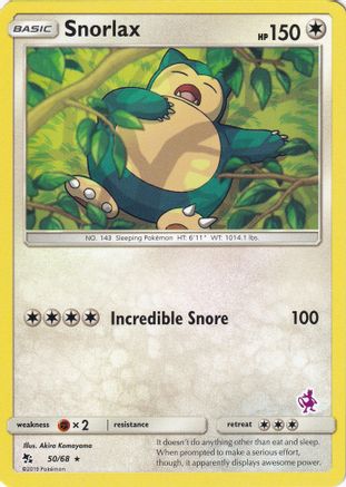 Snorlax (Mewtwo Stamped) 050/68  Battle Academy