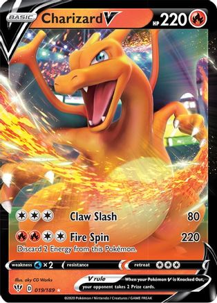 Charizard V 019/189 - Holofoil Darkness Ablaze