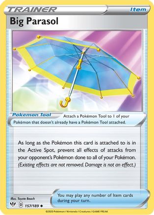 Big Parasol 157/189 - Reverse Holofoil Darkness Ablaze