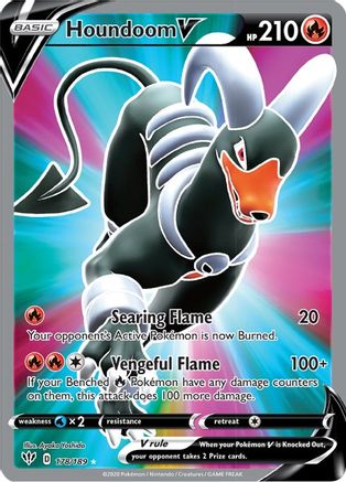 Houndoom V (Full Art) 178/189 - Holofoil Darkness Ablaze