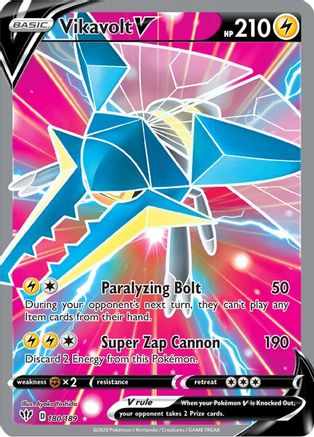 Vikavolt V (Full Art) 180/189 - Holofoil Darkness Ablaze