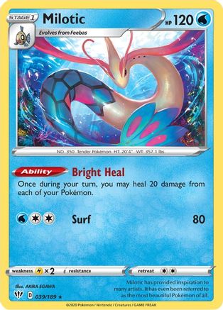 Milotic 039/189 - Holofoil Darkness Ablaze