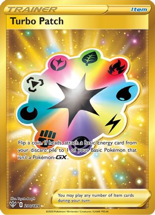 Turbo Patch (Secret) 200/189 - Holofoil Darkness Ablaze