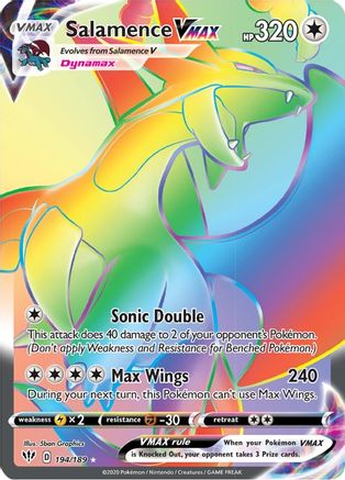Salamence VMAX (Secret) 194/189 - Holofoil Darkness Ablaze