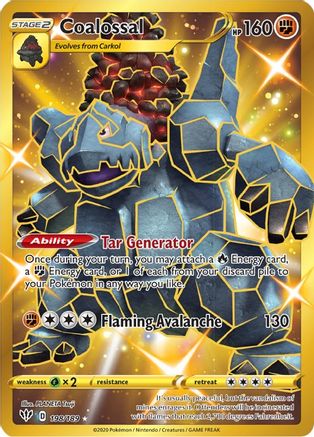 Coalossal (Secret) 198/189 - Holofoil Darkness Ablaze