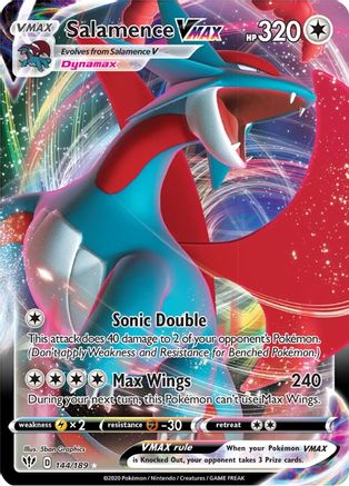 Salamence VMAX 144/189 - Holofoil Darkness Ablaze