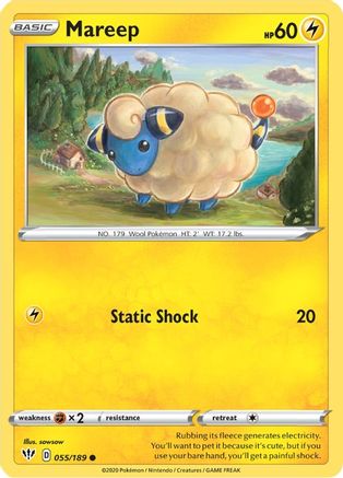 Mareep 055/189 Darkness Ablaze