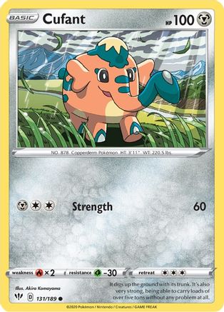 Cufant 131/189 - Reverse Holofoil Darkness Ablaze