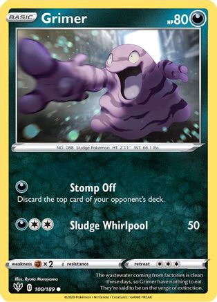 Grimer 100/189 Darkness Ablaze