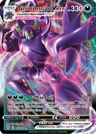 Grimmsnarl VMAX 115/189 - Holofoil Darkness Ablaze