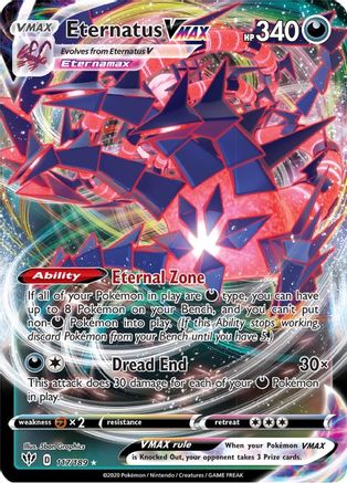Eternatus VMAX 117/189 - Holofoil Darkness Ablaze