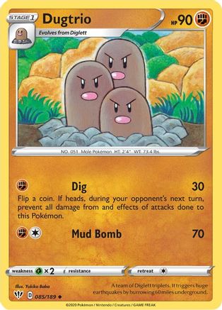 Dugtrio 085/189 Darkness Ablaze