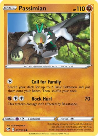 Passimian 097/189 - Reverse Holofoil Darkness Ablaze