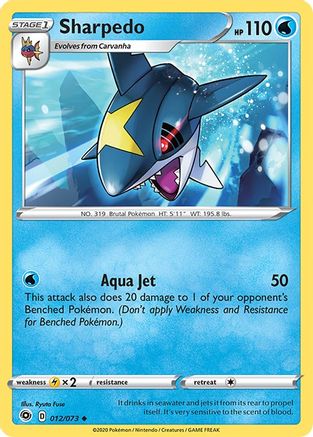 Sharpedo 012/73  Champions Path
