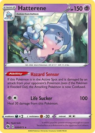 Hatterene 020/73  - Holofoil Champions Path