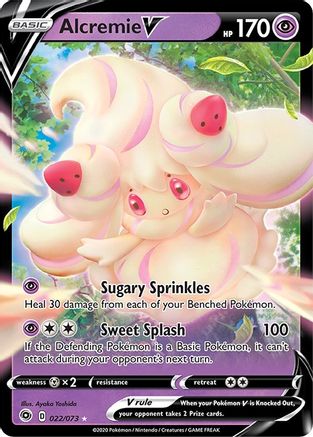 Alcremie V 022/73  - Holofoil Champions Path