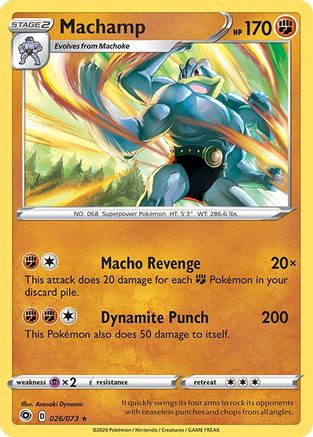 Machamp 026/73  - Holofoil Champions Path