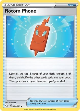 Rotom Phone 064/73  Champions Path