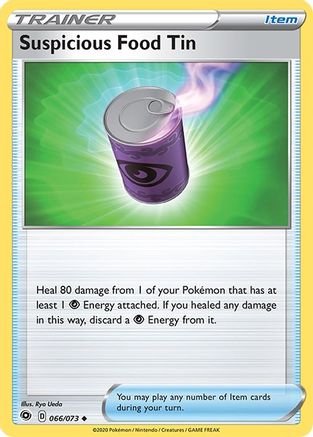 Suspicious Food Tin 066/73  - Reverse Holofoil Champions Path