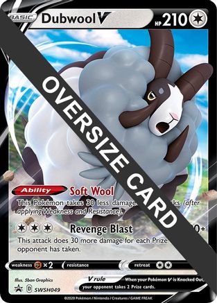 Dubwool V SWSH049  - Holofoil Jumbo Cards