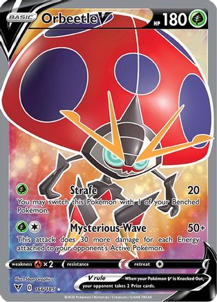 Orbeetle V (Full Art) 166/185 - Holofoil Vivid Voltage
