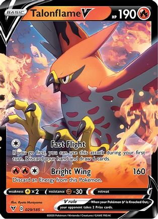 Talonflame V 029/185 - Holofoil Vivid Voltage