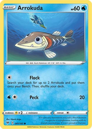 Arrokuda 041/185 - Reverse Holofoil Vivid Voltage