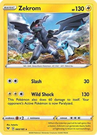 Zekrom 060/185 - Holofoil Vivid Voltage