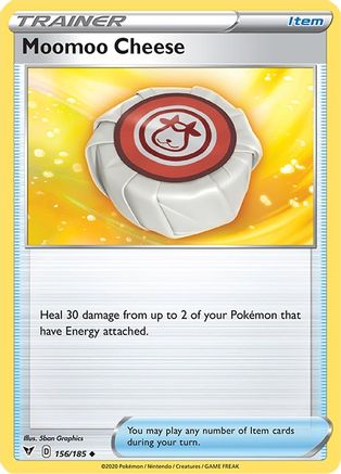 Moomoo Cheese 156/185 - Reverse Holofoil Vivid Voltage