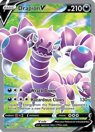 Drapion V (Full Art) 175/185 - Holofoil Vivid Voltage