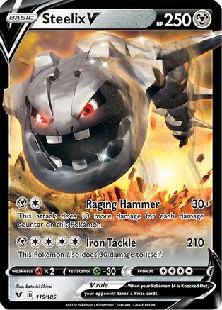 Steelix V 115/185 - Holofoil Vivid Voltage