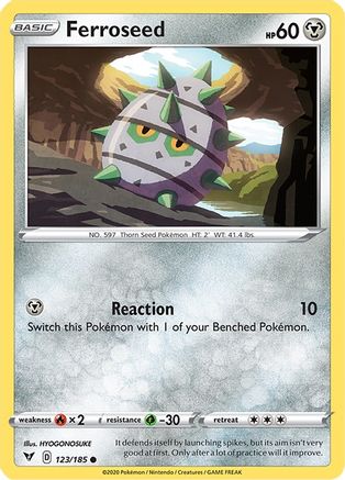 Ferroseed 123/185 - Reverse Holofoil Vivid Voltage