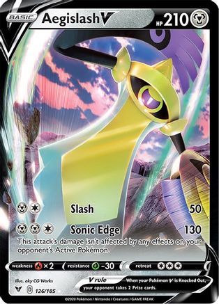 Aegislash V 126/185 - Holofoil Vivid Voltage