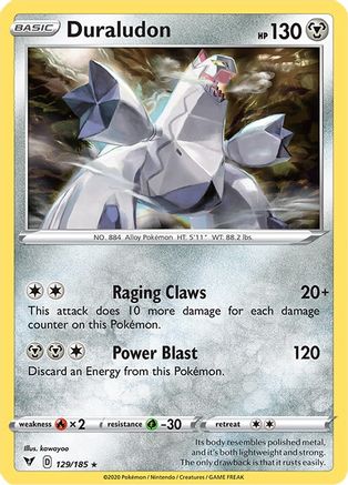 Duraludon 129/185 - Reverse Holofoil Vivid Voltage
