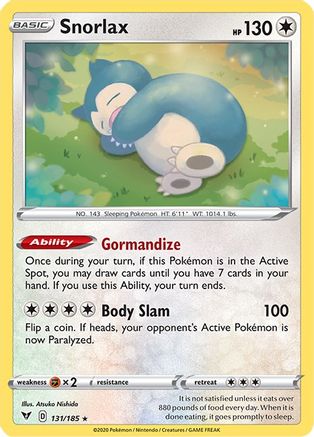 Snorlax 131/185 - Holofoil Vivid Voltage