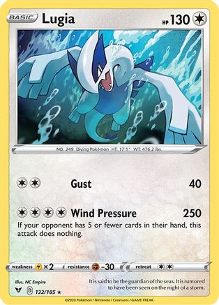Lugia 132/185 - Holofoil Vivid Voltage