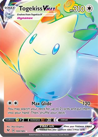 Togekiss VMAX (Secret) 191/185 - Holofoil Vivid Voltage