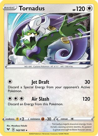 Tornadus 142/185 - Holofoil Vivid Voltage