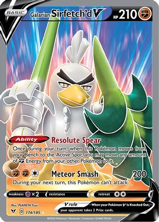 Galarian Sirfetch'd V (Full Art) 174/185 - Holofoil Vivid Voltage