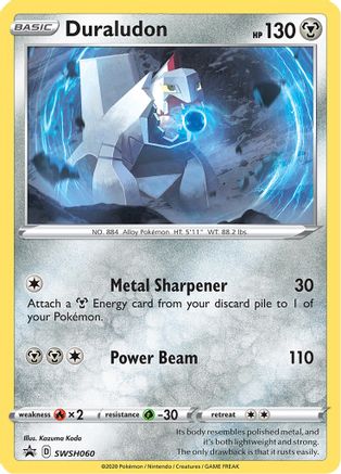 Duraludon - SWSH060  - Holofoil SWSH Sword & Shield Promo Cards