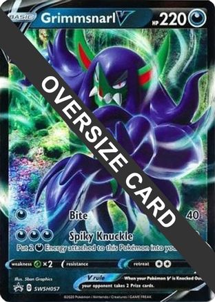 Grimmsnarl V SWSH057  - Holofoil Jumbo Cards