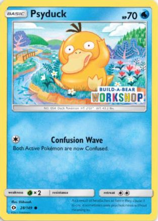 Psyduck (Build-A-Bear Workshop Exclusive) 028/149  Miscellaneous Cards & Products