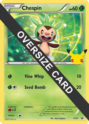 Chespin XY01  First Partner Pack