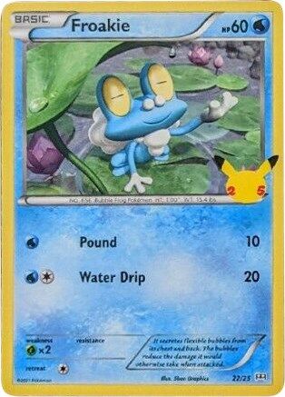 Froakie 022/25  - Holofoil McDonalds 25th Anniversary Promos