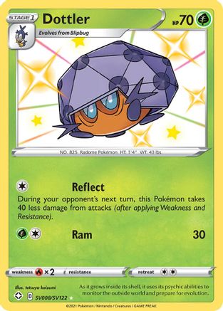 Dottler SV008/SV122  - Holofoil Shining Fates Shiny Vault