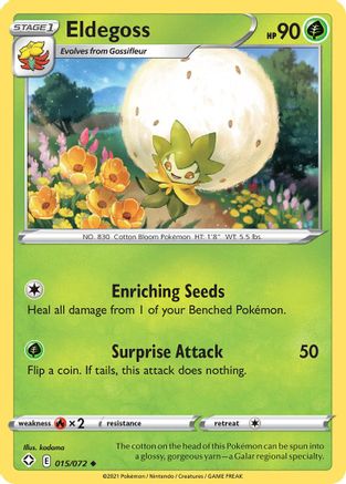 Eldegoss 015/072  Shining Fates