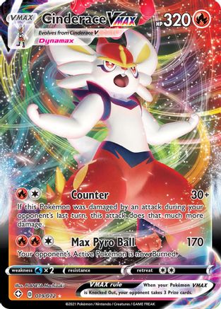 Cinderace VMAX 019/072  - Holofoil Shining Fates